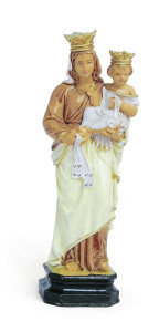 Figurka Matka Boża Szkaplerzna (nietłukąca), wysokość 15 cm