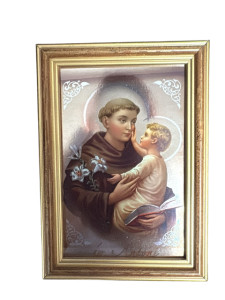 Obraz Św. Antoni 12 x 17 cm 