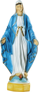 Figura Matki Bożej Niepokalanej, materiał żywiczny, wysokość 116 cm