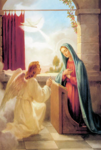 Zwiastowanie Najświętszej Maryi Panny - Obrazek jednostronny