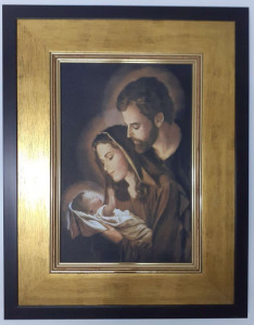Obraz w ramie na płótnie Św. Rodzina 50 x 39 cm