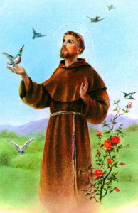 Święty Franciszek - Obrazek z modlitwą (100 szt)
