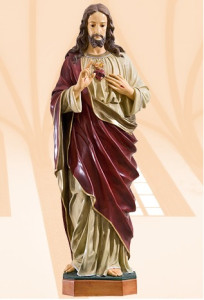 Figura Serce Pana Jezusa, wysokość 85 cm