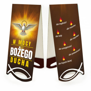 7 Darów Ducha Świętego - Zakładka papierowa z magnesem