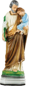 Figura św. Józefa Opiekuna, materiał żywiczny, wysokość 45 cm
