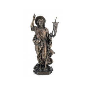 Figurka Św. Jan Chrzciciel. wysokość 19  cm