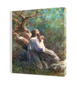 Obraz religijny Jezus modlący się w Ogrójcu, 35 x 50cm