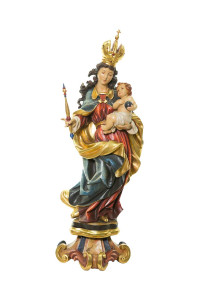 Madonna, rzeźba drewniana, wysokość 72 cm