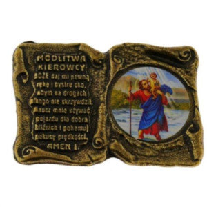 Plakietka samoprzylepna - św. Krzysztof 