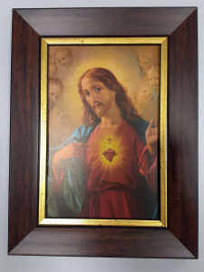 Obraz Serce Jezusa 20,5x15 cm