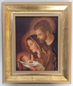 Obraz w ramie Święta Rodzina, 30 x 35 cm
