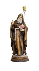 Święty Franciszek z Paolo, rzeźba drewniana, dwa rozmiary