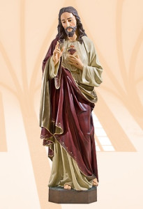 Figura Serce Pana Jezusa, wysokość 170 cm