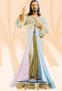 Figura Jezus Miłosierny, wysokość 90 cm
