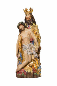 Jezus w objęciach Ojca, rzeźba antyczna, wysokość 43 cm