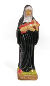 Figurka święta Rita (nietłukąca), wysokość 15 cm