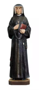 Figurka św. Faustyna , rzeźba drewniana, wysokość 27 cm
