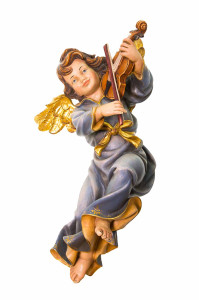 Anioł ze skrzypcami, rzeźba antyczna, wysokość 57 cm
