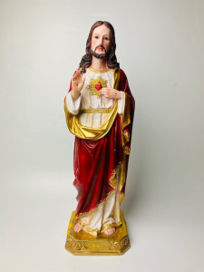 Figura żywiczna Najświętsze Serce Pana Jezusa - 57 cm