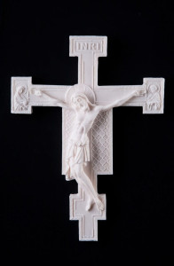 Krzyż - San Damiano - Św. Franiszek z Asyżu - Alabaster