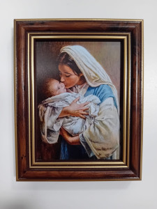 Matka Boża z dzieciątkiem 10x13