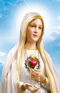 Matka Boża Fatimska - Obrazek z modlitwą