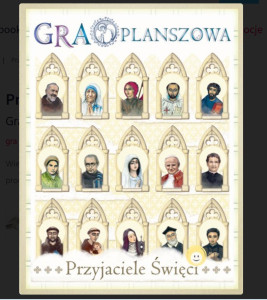 Przyjaciele Święci- gra planszowa 