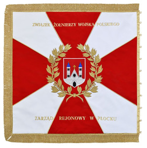 Sztandar mundurowy - Związek Żołnierzy Wojska Polskiego