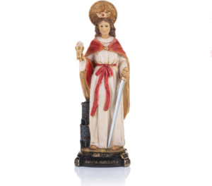 Figurka Św. Barbara, wysokość 29 cm 