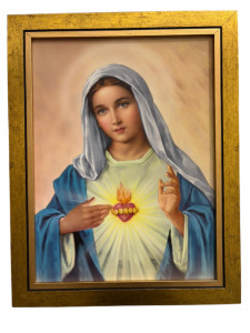 Obraz w ramie Serce Maryi 38,5 x 48,5cm