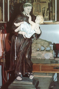 Święty Antoni - rzeźba w drewnie na zamówienie