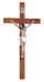 Chrystus na krzyżu drewnianym, rozmiar 120 cm x 65 cm