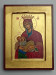 Ikona bizantyjska - Matka Boska Karmiąca, 18 x 14 cm