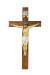 Krzyż adoracyjny, rzeźba drewniana, wysokość 220 cm