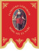 Chorągiew haftowana, św. Barbara