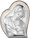 Obrazek srebrny z wizerunkiem Matki Bożej ze złoceniami