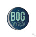 Znaczek Button BÓG ZWYCIĘŻA