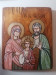 Ikona Św. Rodzina ręcznie pisana, 20 x 26 cm