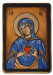 Ikona ręcznie pisana Serce Maryi 17 x 24 cm