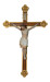 Krzyż z pasyjką, rzeźba drewniana, wysokość 155 cm