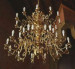 Żyrandol 36-płomienny, II poziomowy 