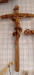 Krzyż 65/28 cm, ręcznie rzeźbiony - sosna