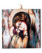 Obrazek ceramiczny Pan Jezus i Matka Boża Spojrzenie Miłości 10x10 cm lub 15x15 cm 