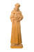 Święty Franciszek, rzeźba drewniana, wysokość 28 cm