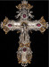 Krzyż Art Noveau, wysokość 33 cm
