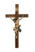 Krzyż z pasyjką, rzeźba drewniana, wysokość 180 cm