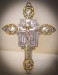 Krzyż Barokowy wiszący, wysokość 46 cm