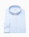 Koszula kapłańska długi rękaw  100% bawełna kolor niebieski