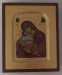 Ikona bizantyjska -  Matka Boża Królowa Życia, 12,5 x 10,5 cm  