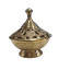 Mosiężny kadzielnik, wysokość 9cm 